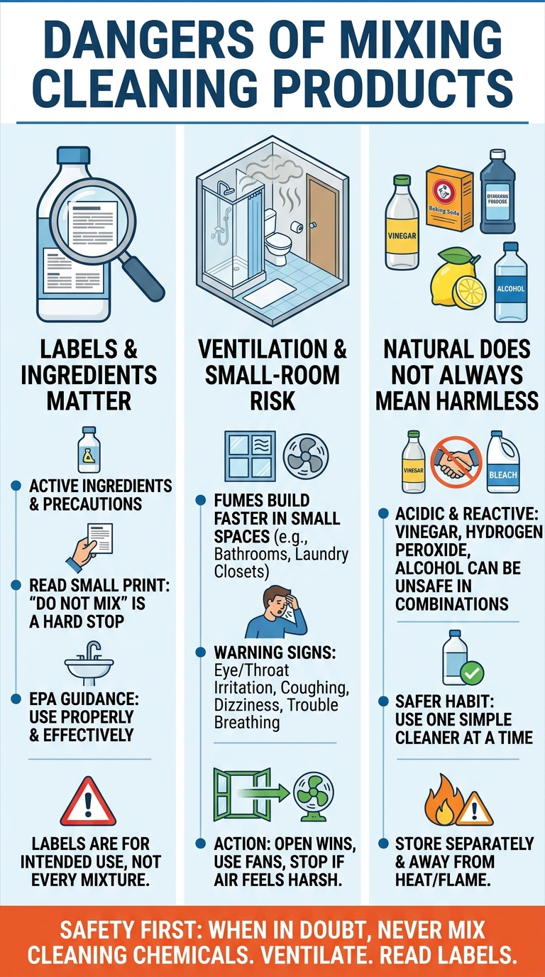 Why Cleaning Product Mixing Can Be Dangerous