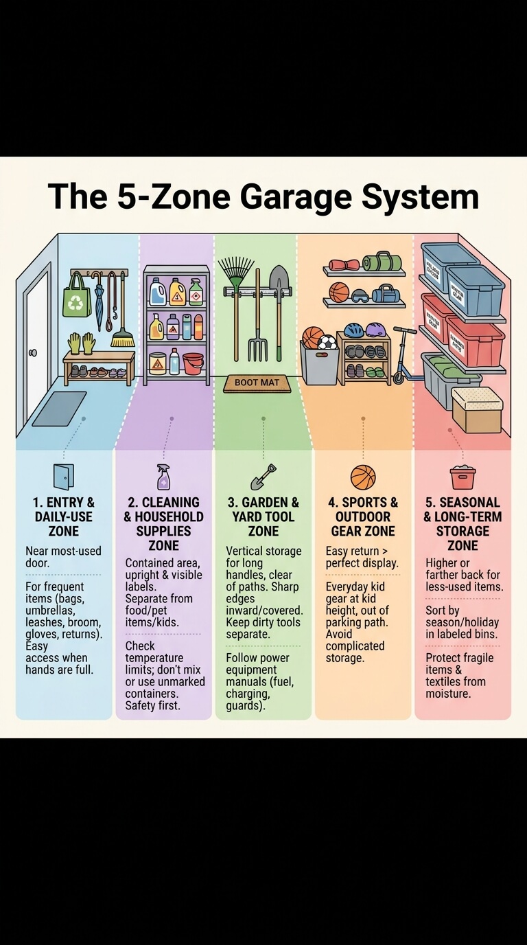 The 5-Zone Garage System