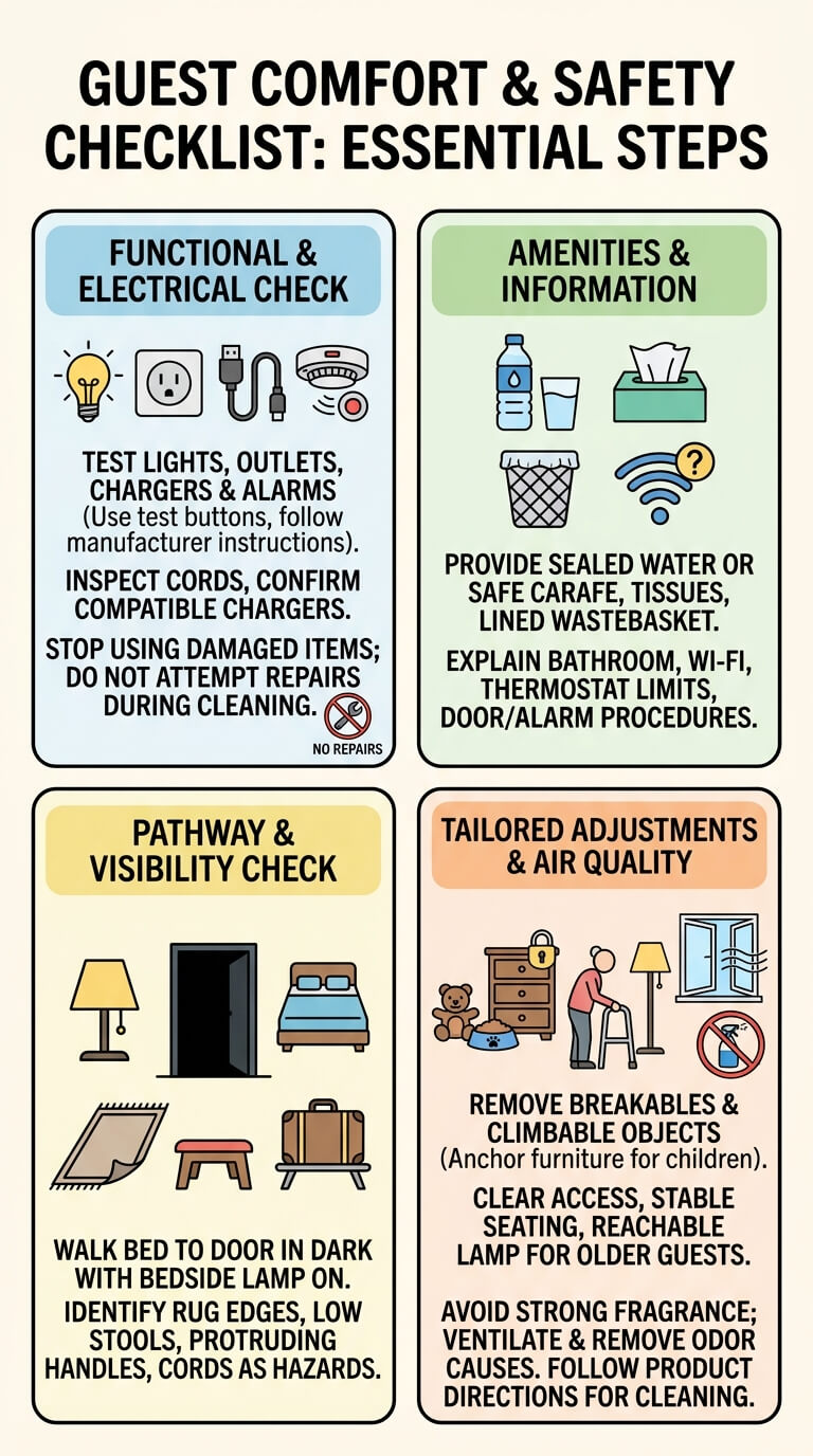 Guest Comfort and Safety Check
