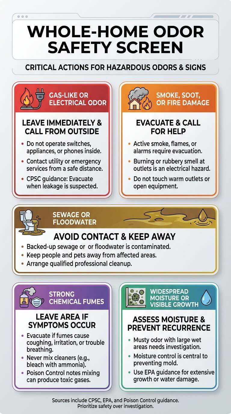 Whole-Home Odor Safety Screen