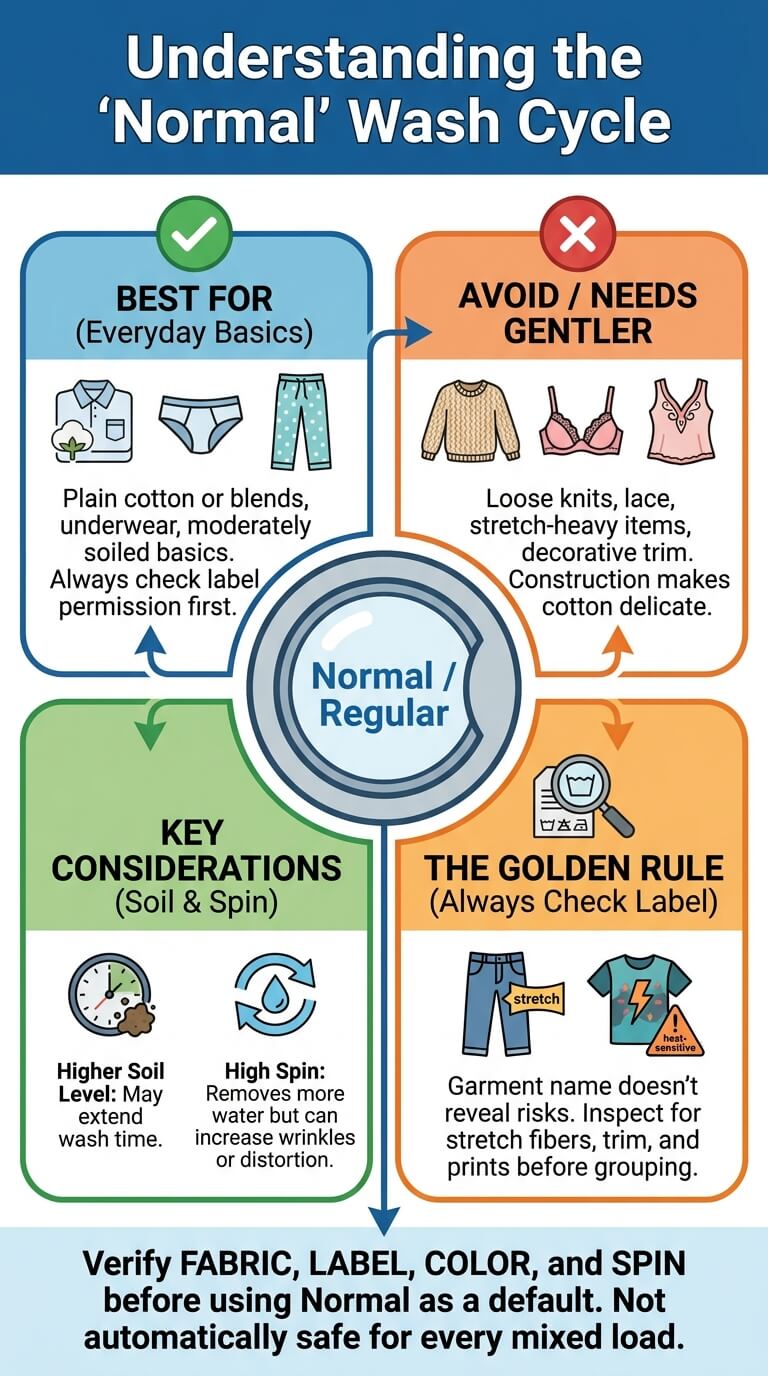 How to Choose Washer Cycles and Water Temperature infographic section 2