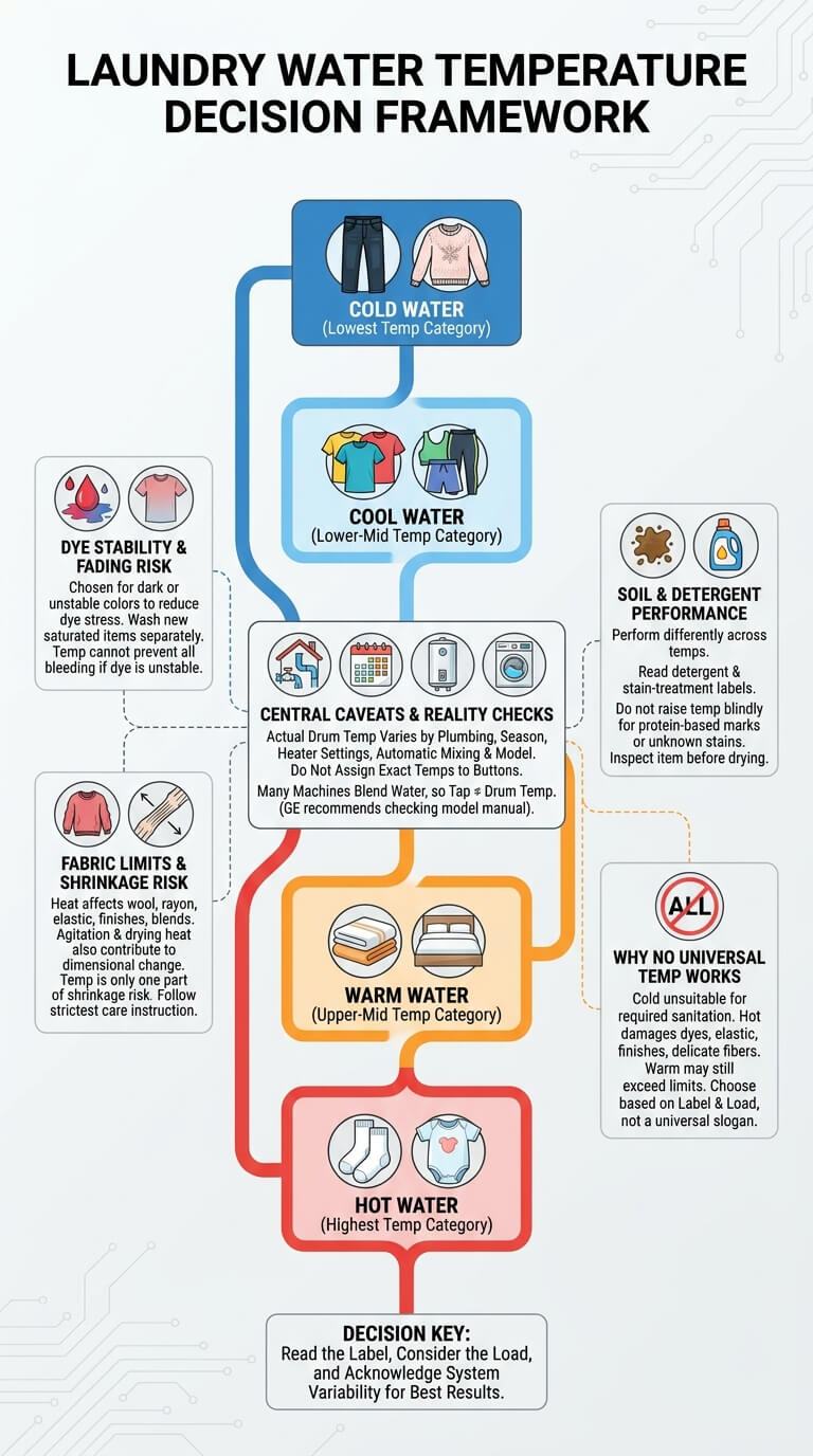 Cold, Cool, Warm, and Hot Water as a Decision Framework