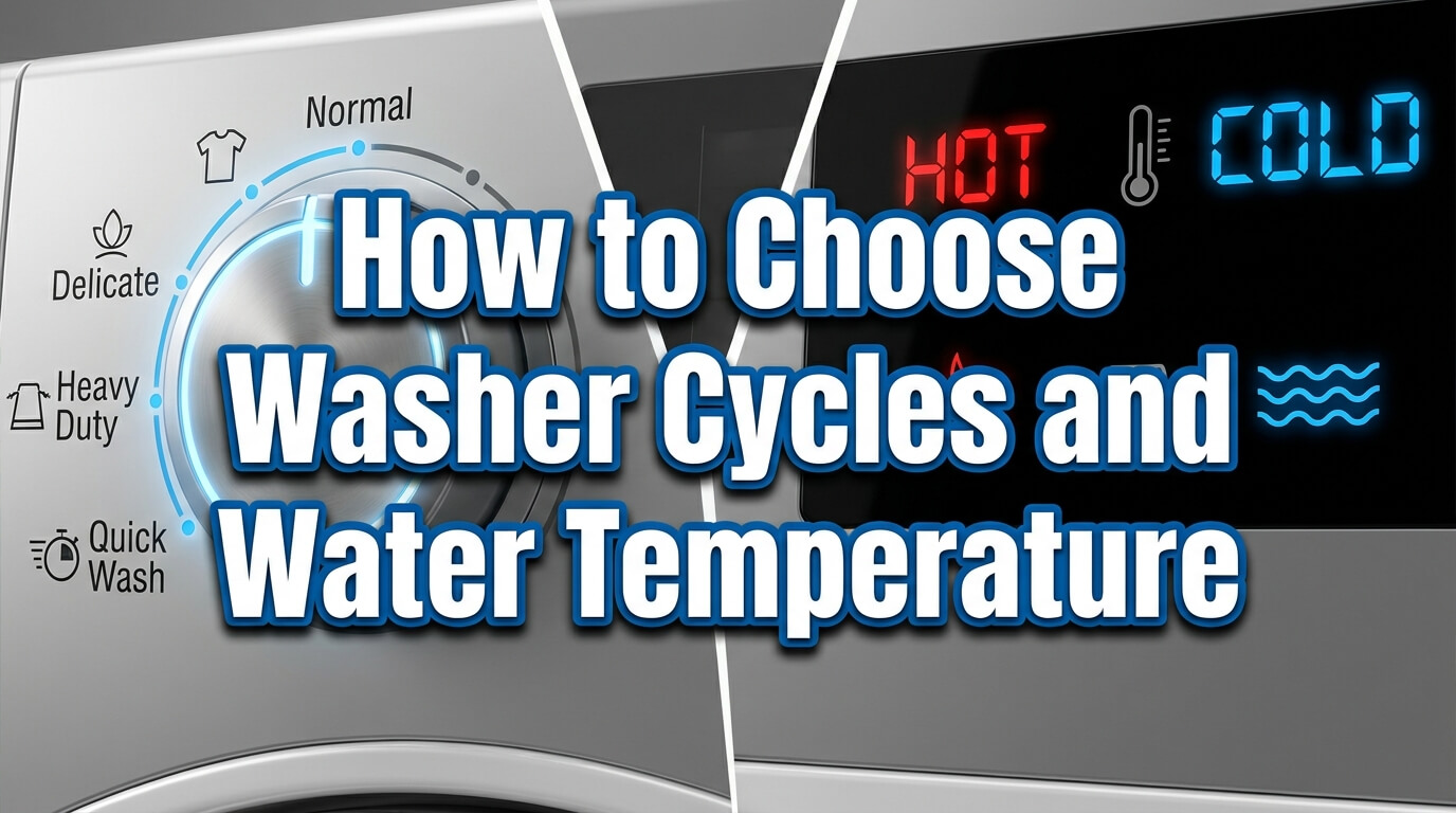 How to Choose Washer Cycles and Water Temperature featured image