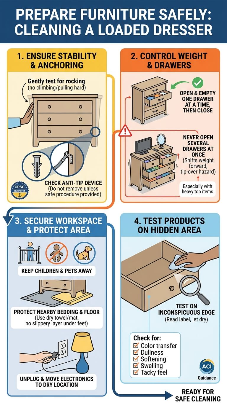 Prepare the Furniture Safely