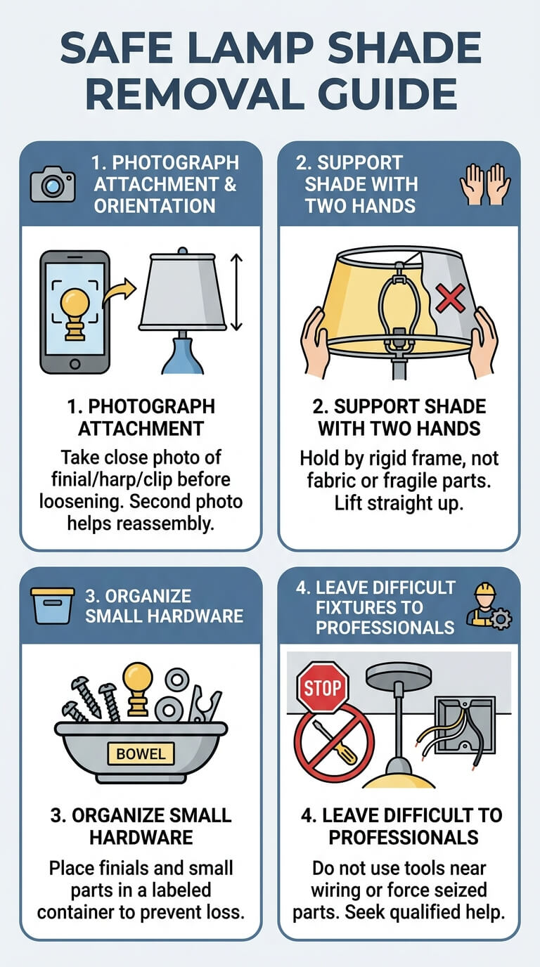 Remove the Shade Safely