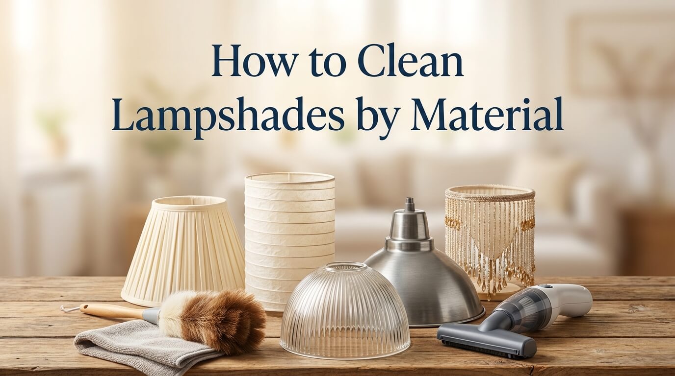 How to Clean Lampshades by Material featured image