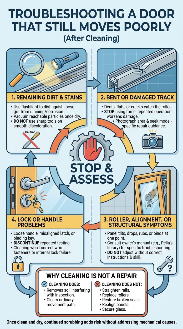 Troubleshooting a Door That Still Moves Poorly