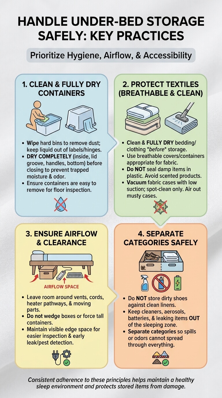 Handle Under-Bed Storage Safely