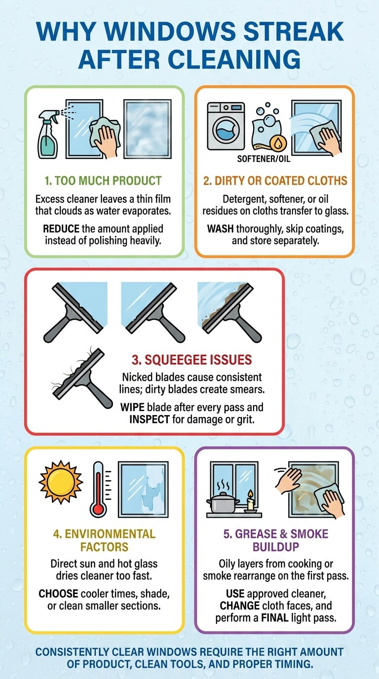 Why Windows Streak After Cleaning