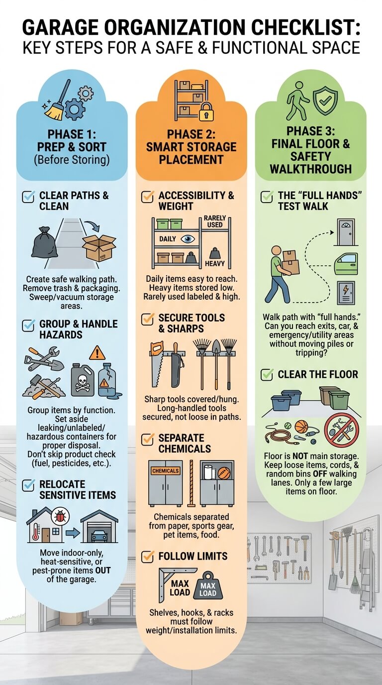 Garage Organization Checklist