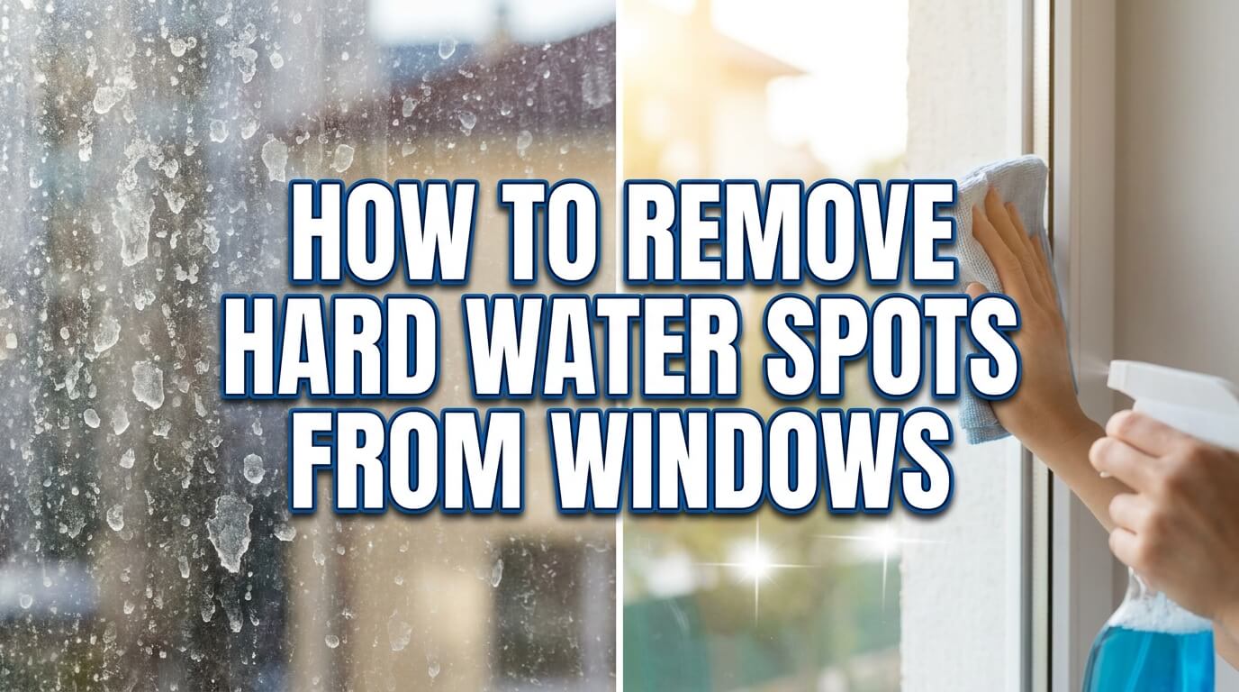 How to Remove Hard Water Spots from Windows featured image