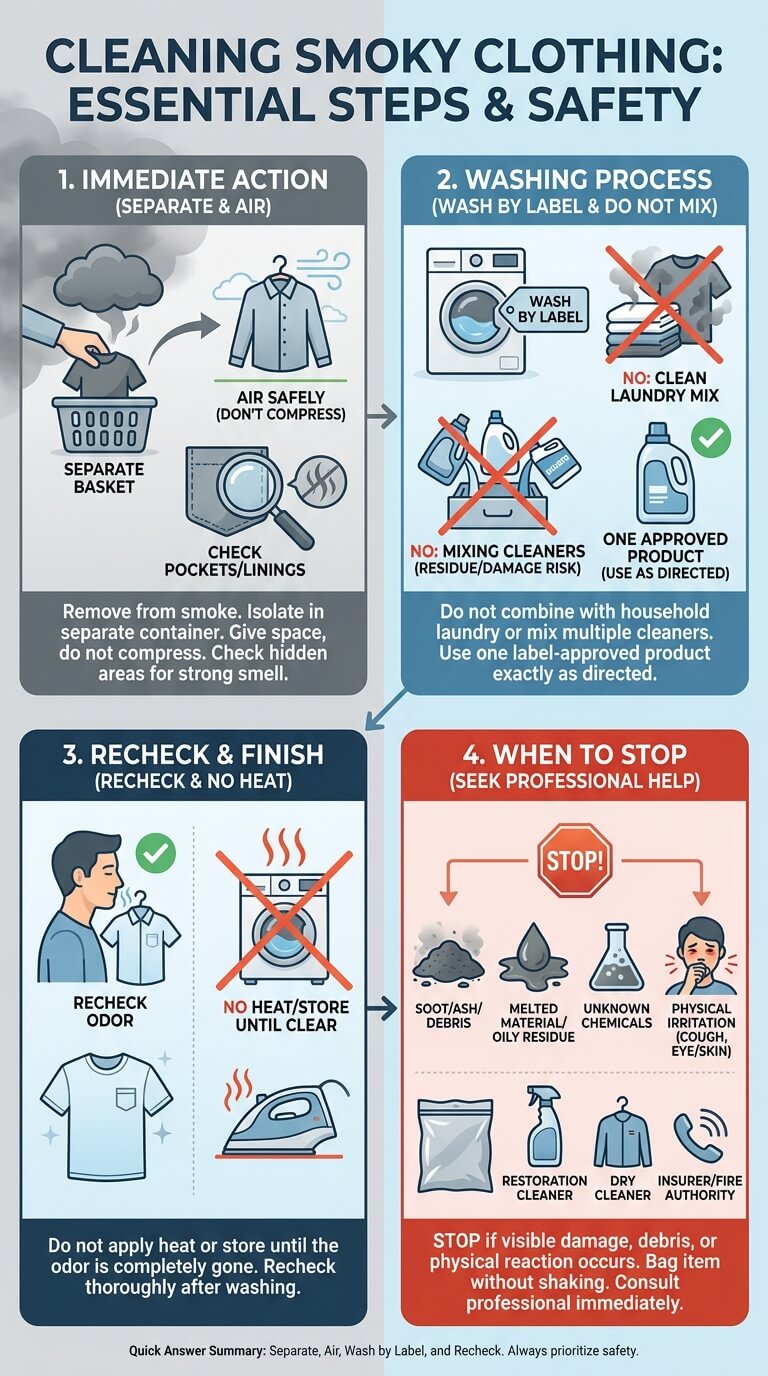 Identify the Smoke Source and Fabric Risk
