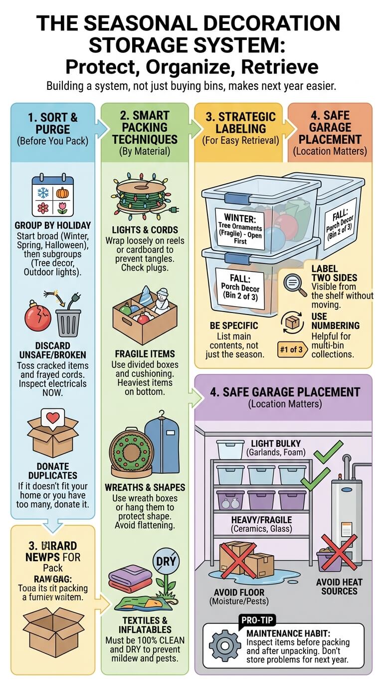 How to Store Seasonal Decorations