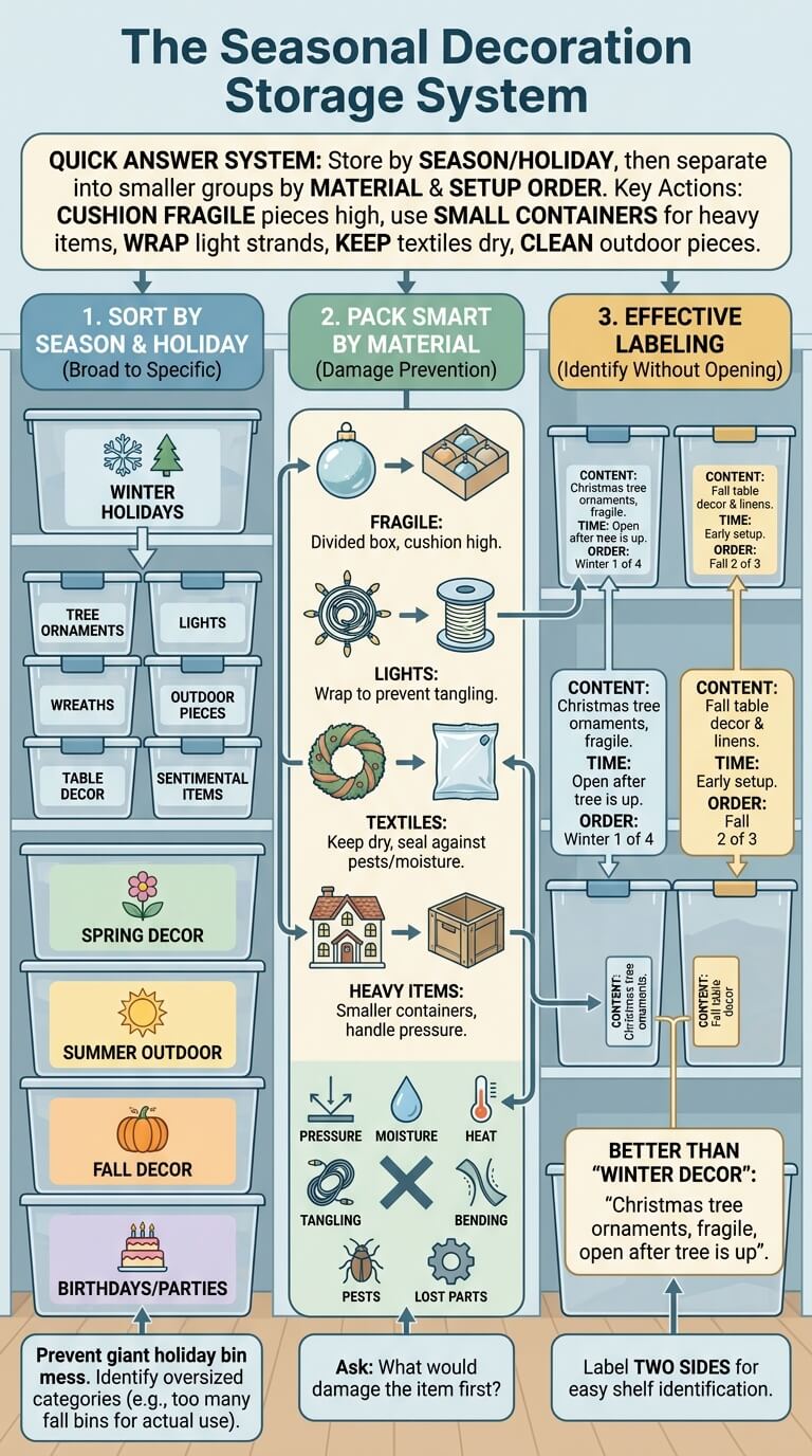 Sort Decorations by Use Pattern
