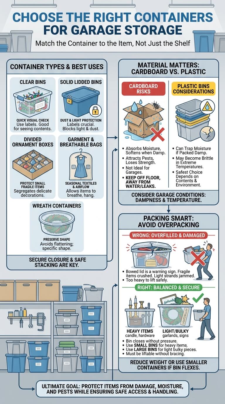 How to Store Seasonal Decorations infographic full article