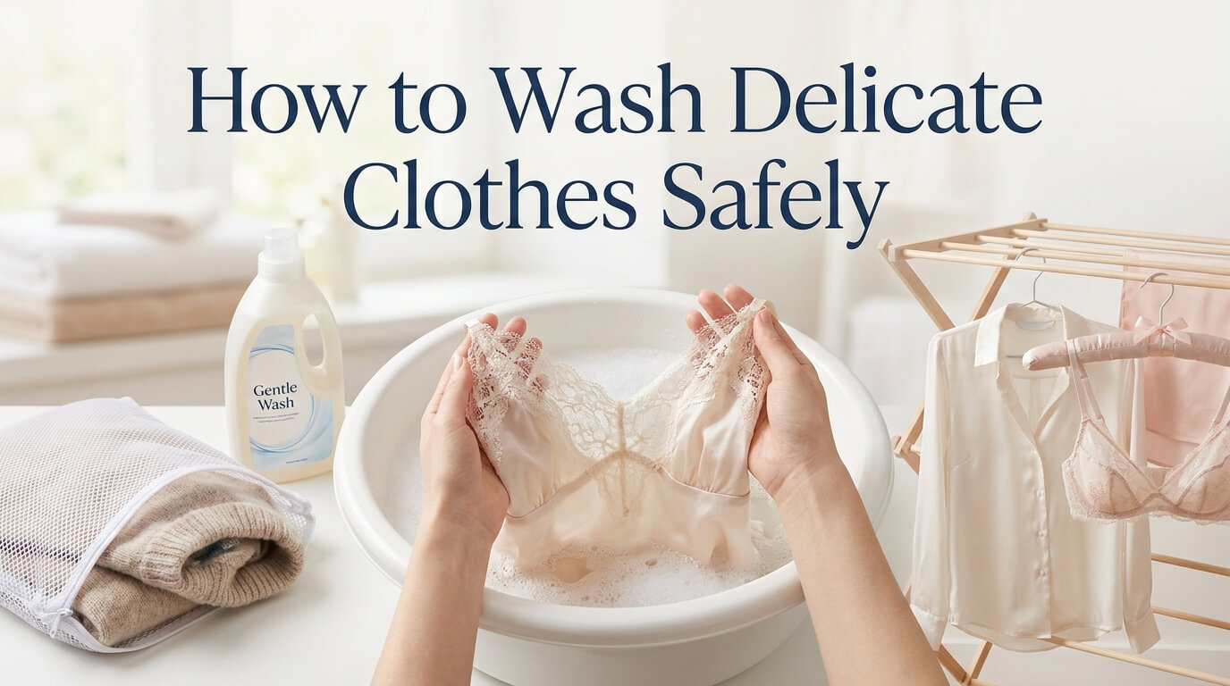 How to Wash Delicate Clothes Safely featured image