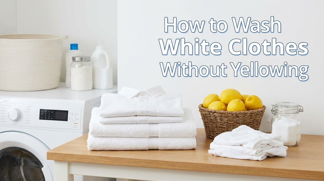 How to Wash White Clothes Without Yellowing featured image