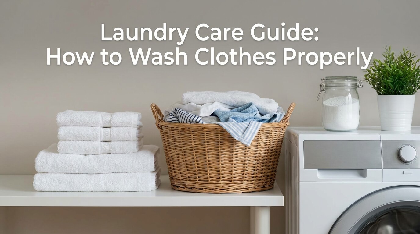 Laundry Care Guide: How to Wash Clothes Properly featured image