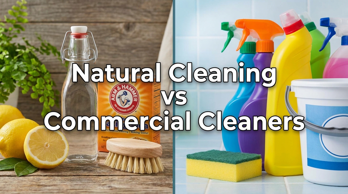 Natural Cleaning vs Commercial Cleaners featured image