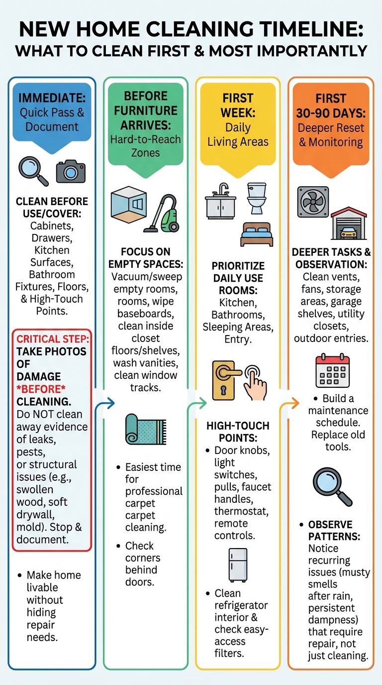 New Homeowner Cleaning Checklist