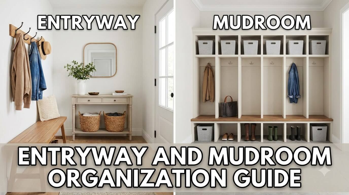 Entryway and Mudroom Organization Guide featured image
