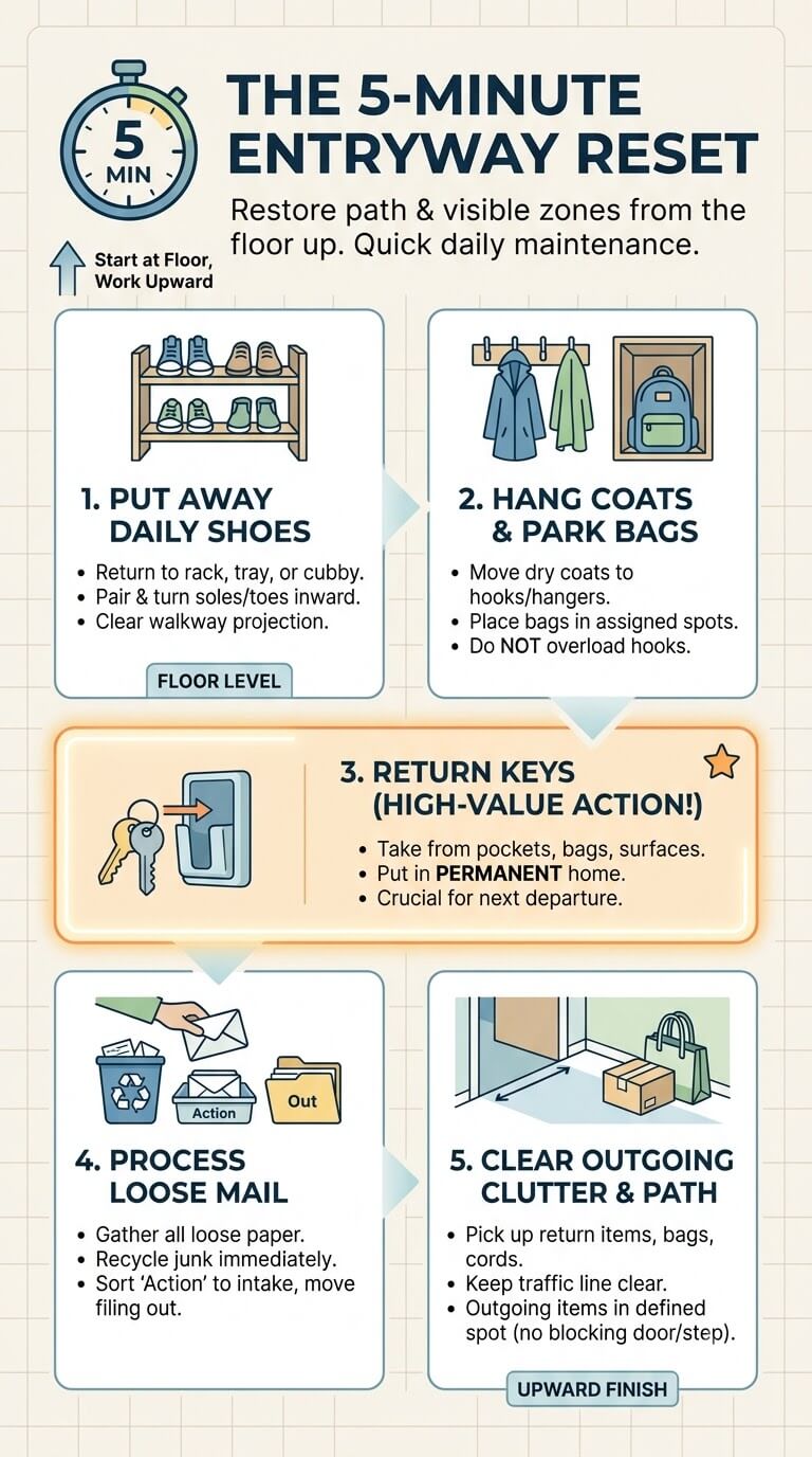 The 5-Minute Entryway Reset