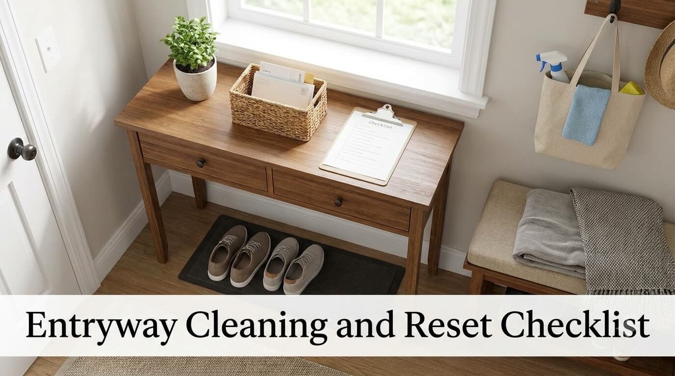 Entryway Cleaning and Reset Checklist