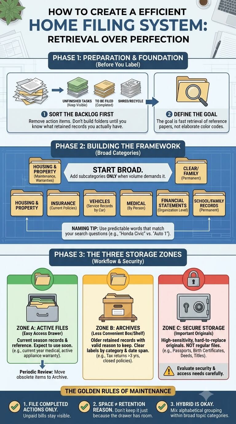 home filing system