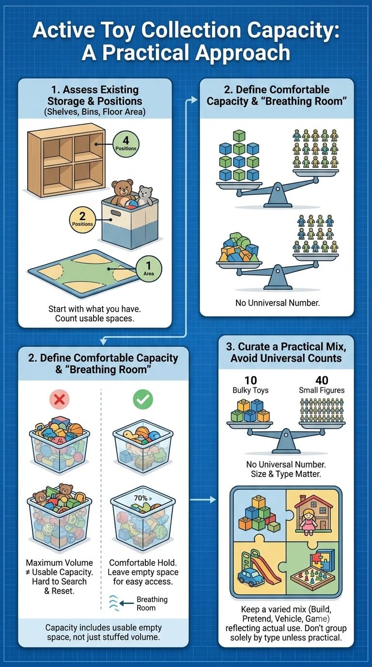Choose the Active Collection by Space Capacity