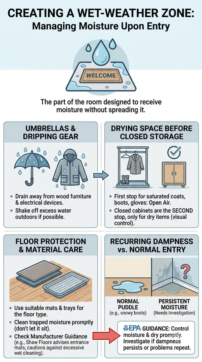 Create a Wet-Weather Zone