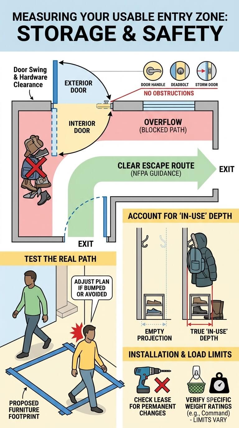 Step 1: Measure the Usable Entry Zone