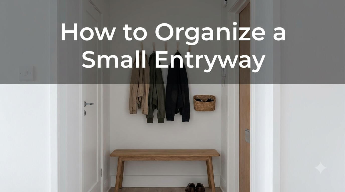 How to Organize a Small Entryway featured image