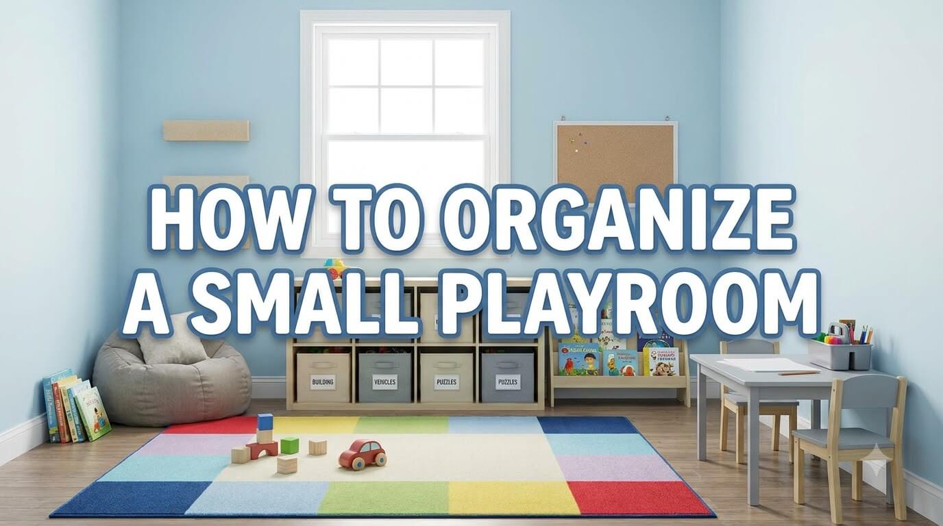 How to Organize a Small Playroom