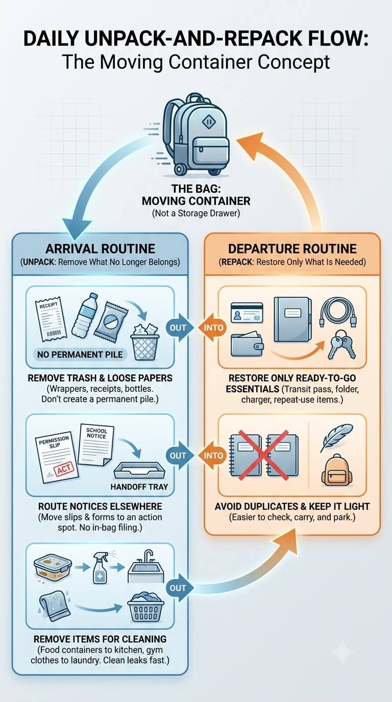 Create the Daily Unpack-and-Repack Flow