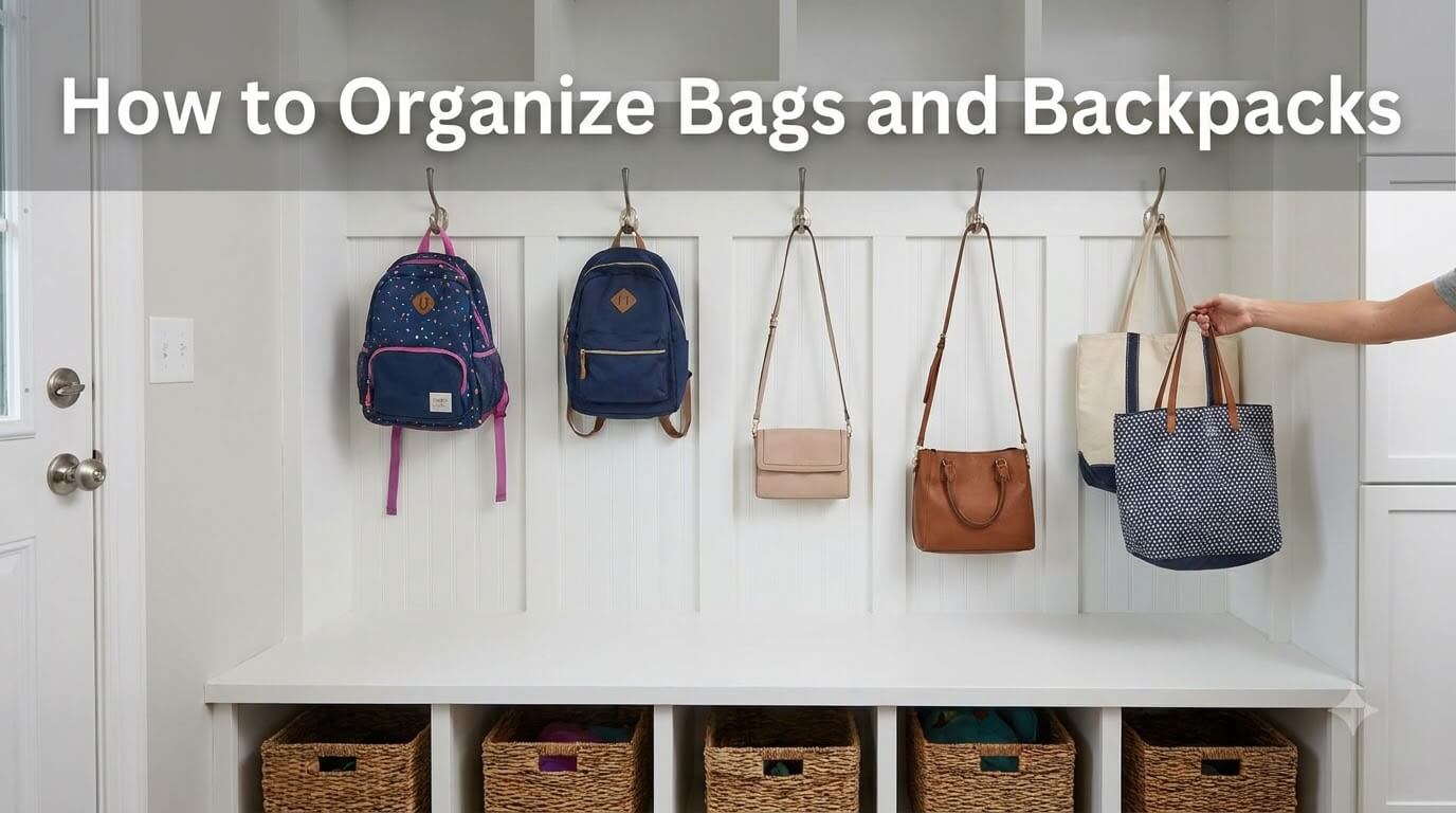 How to Organize Bags and Backpacks featured image