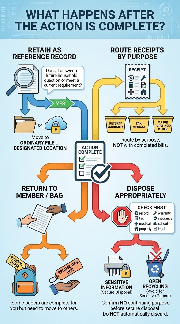 What Happens After the Action Is Complete?