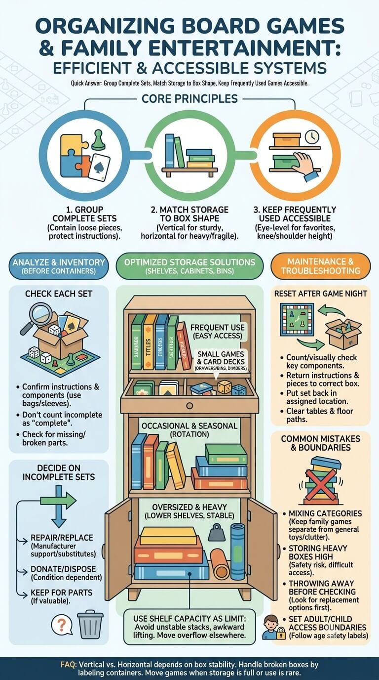 How to Organize Board Games