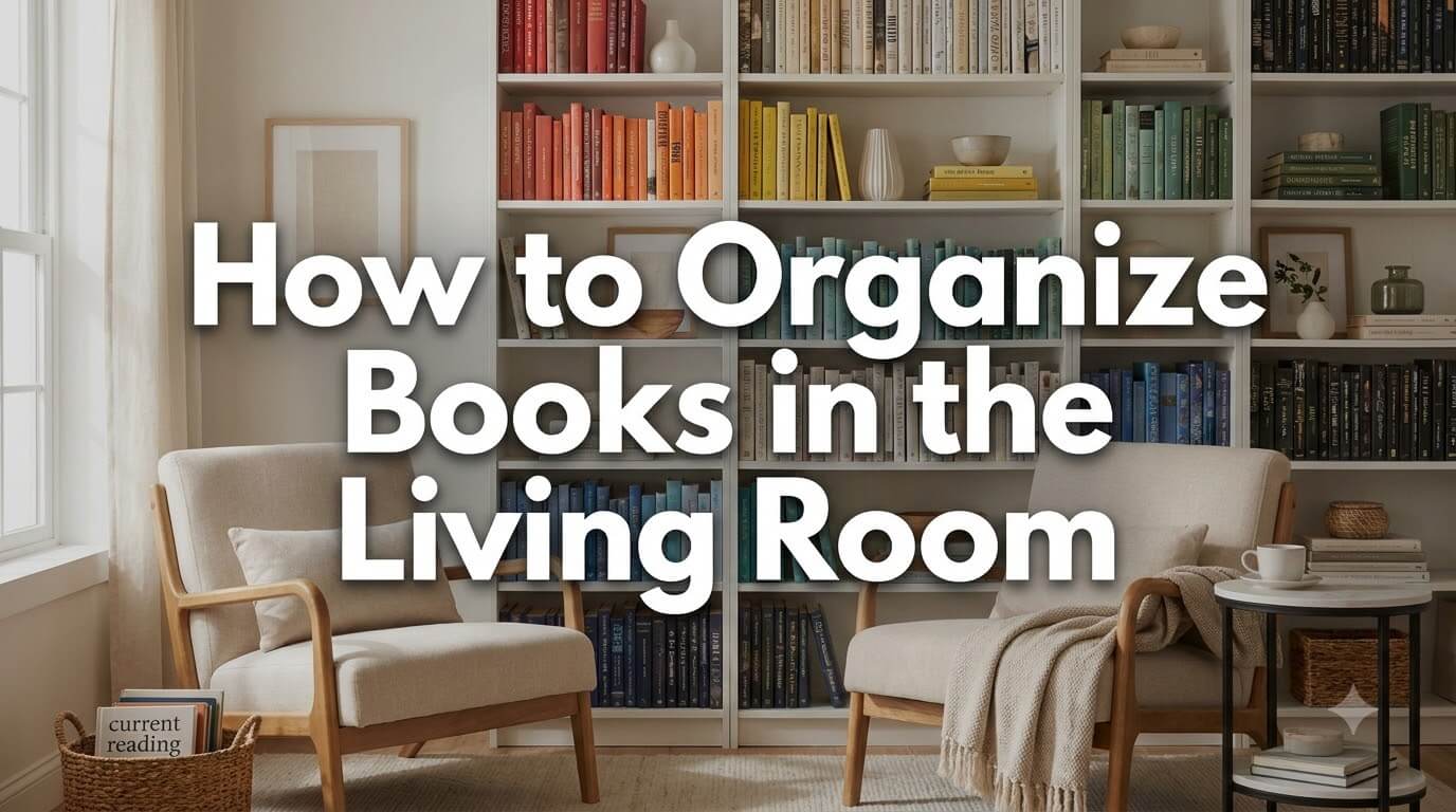 How to Organize Books in the Living Room featured image