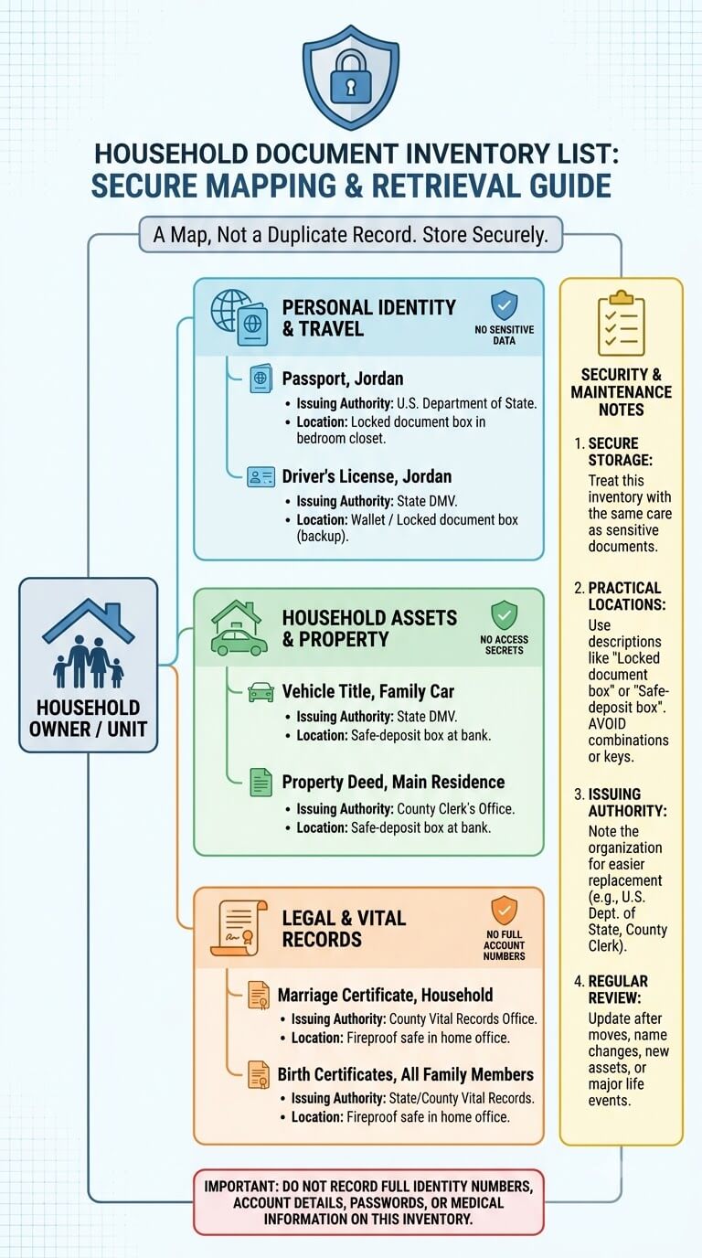 Create a Household Document Inventory