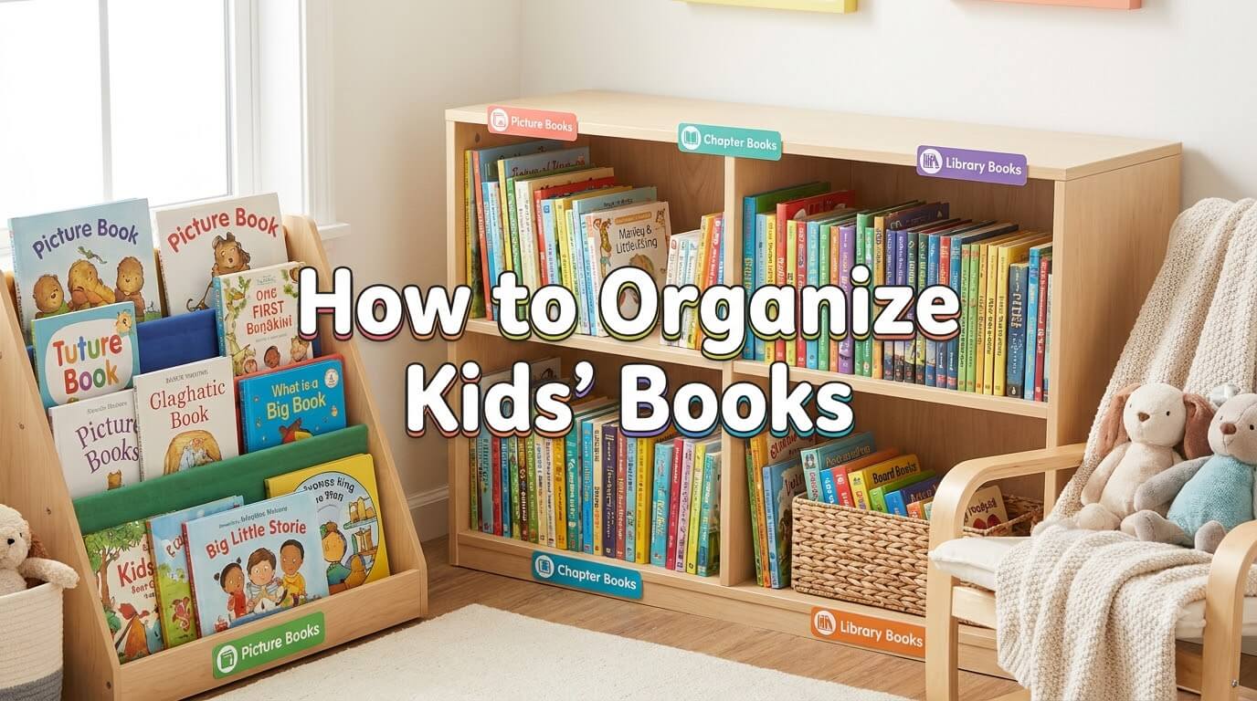 How to Organize Kids’ Books