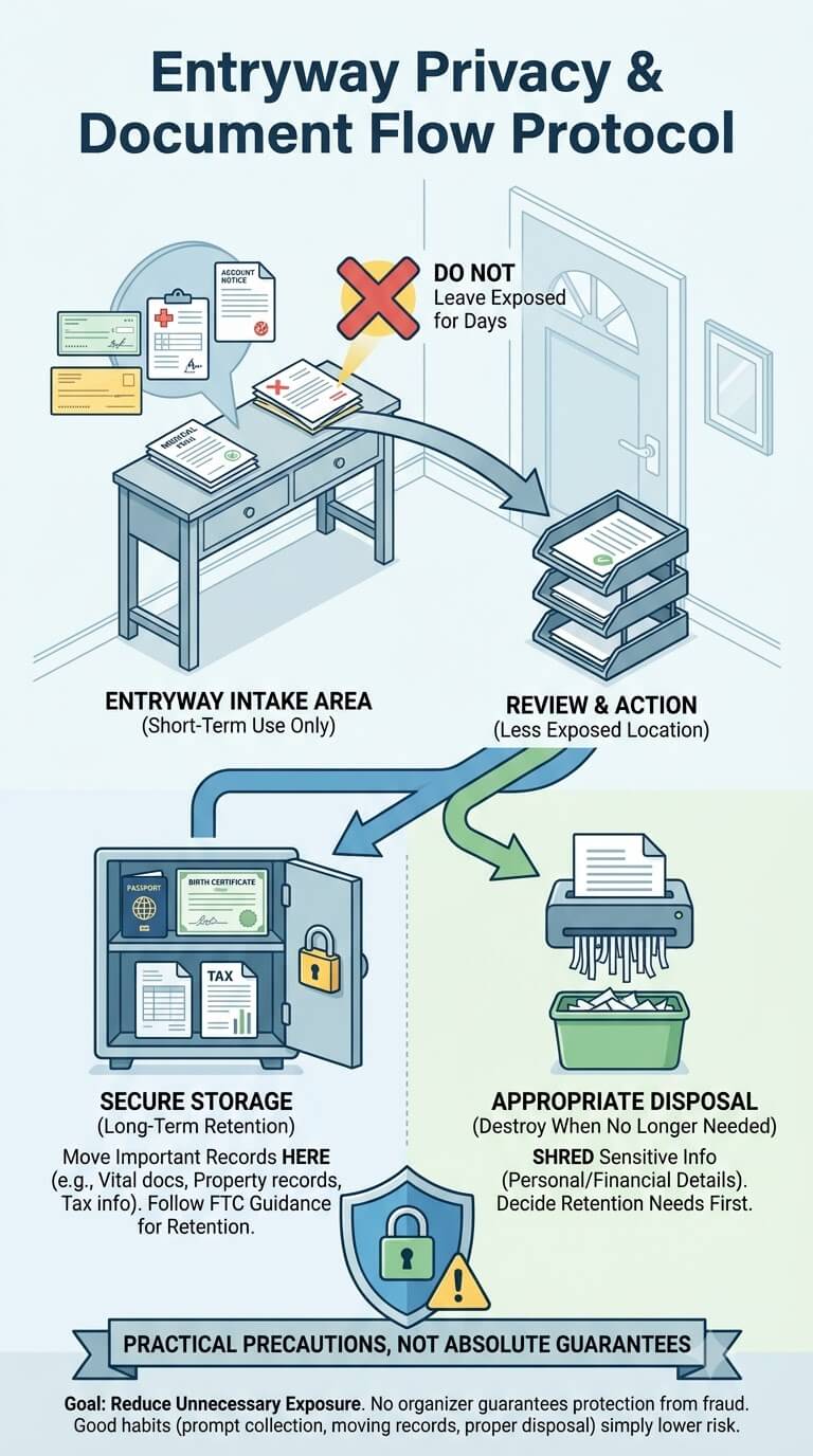 Protect Privacy Without Turning the Entry Into Document Storage