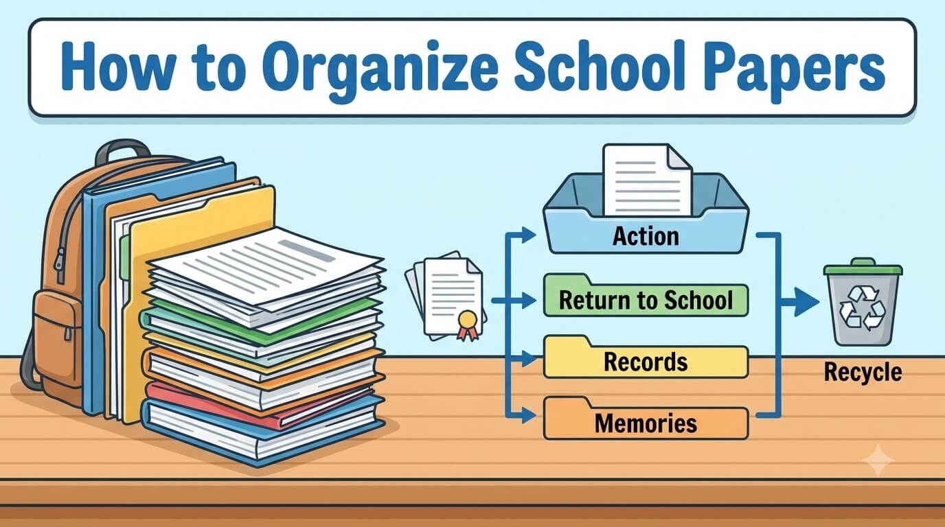 How to Organize School Papers featured image