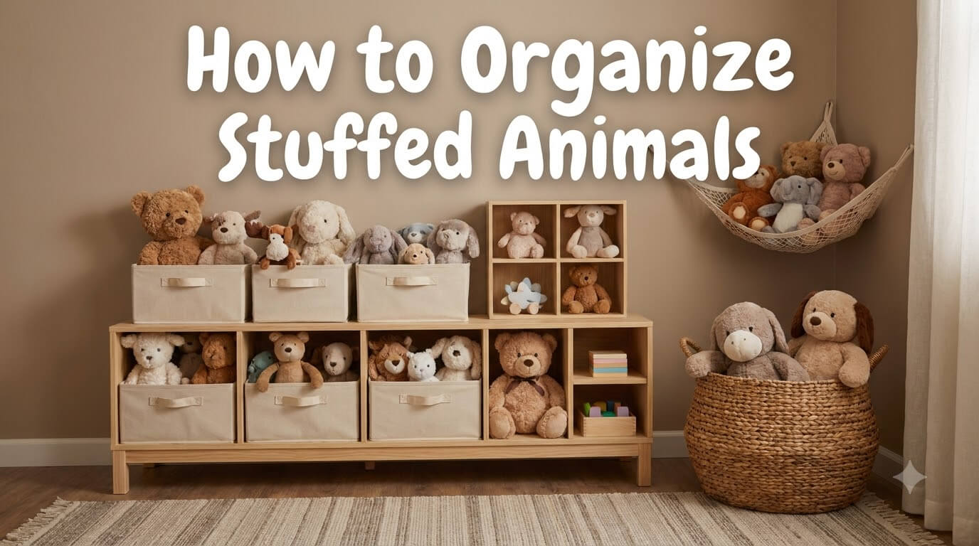 How to Organize Stuffed Animals