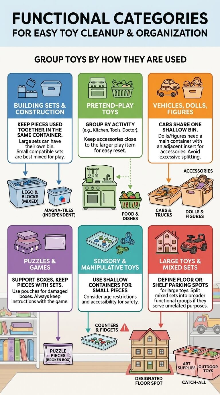Group Toys by How They Are Used