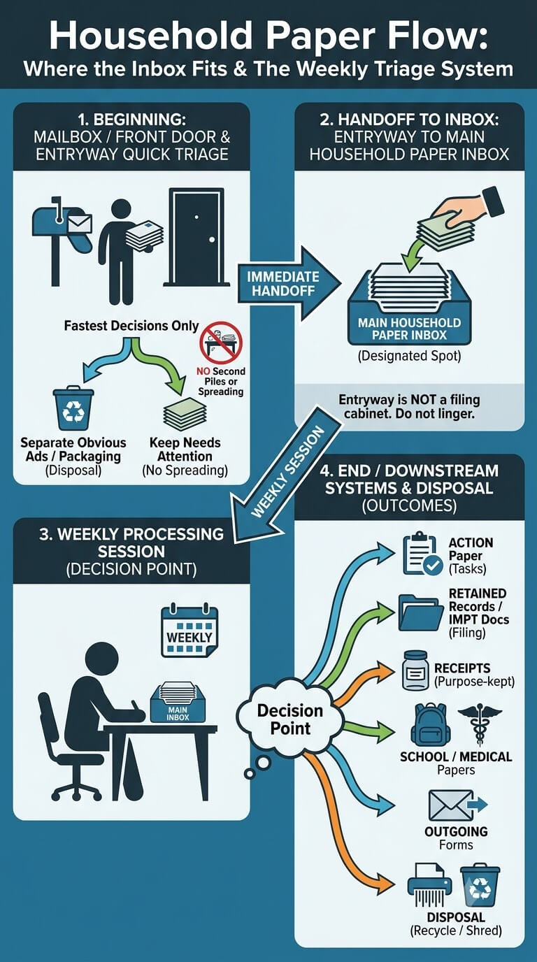 Where the Paper Inbox Fits in the Household Flow